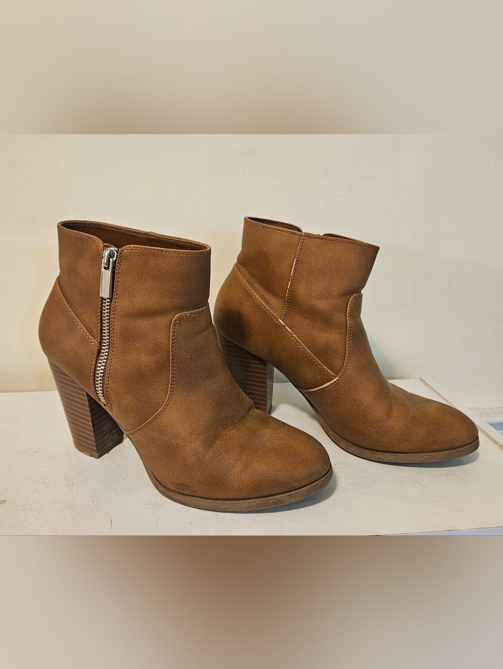 Brown Ankle Boots 8.5